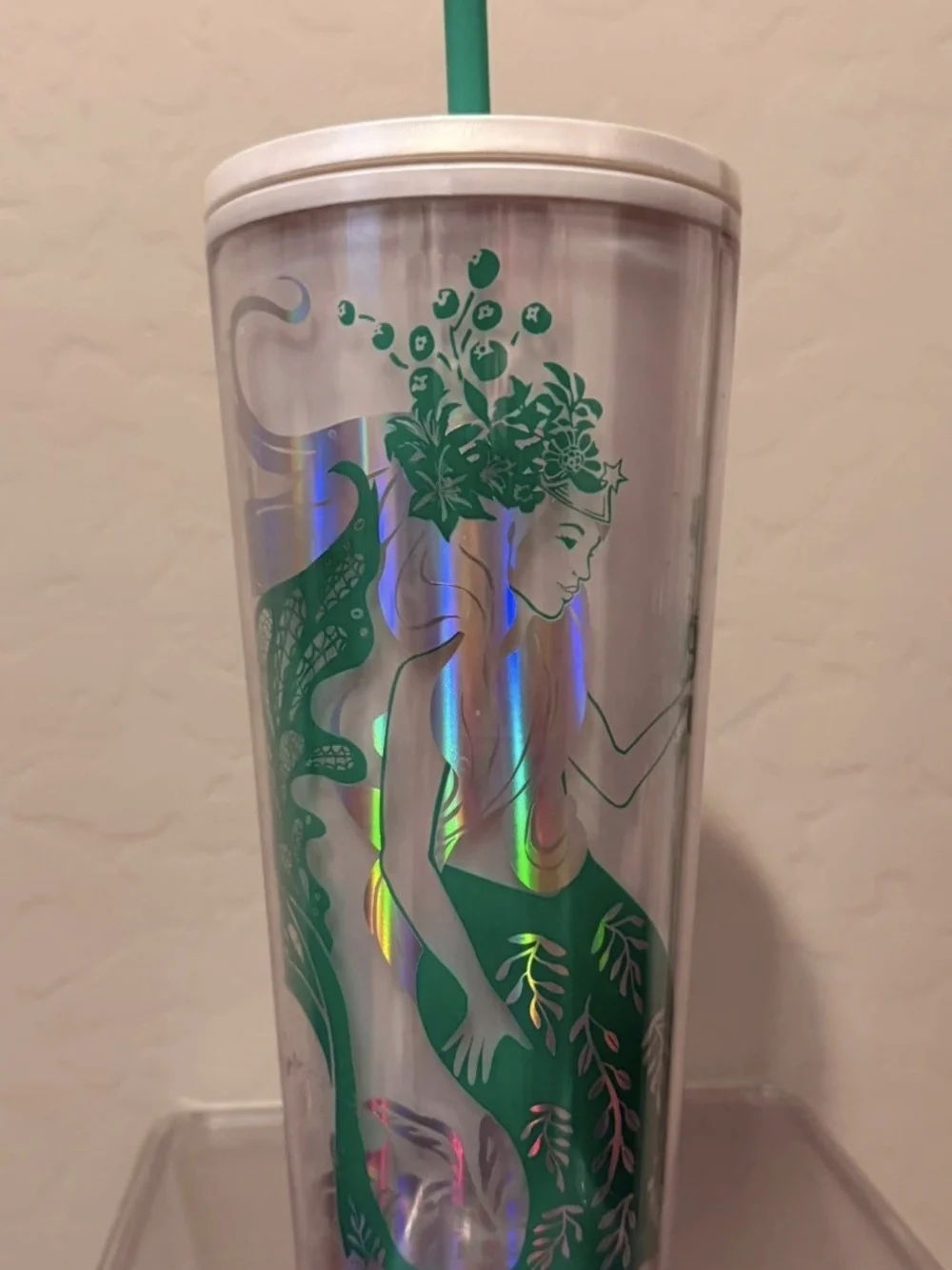 Starbucks Venti Iridescent Mermaid Tumbler NWOT
